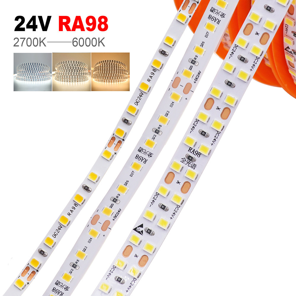 5mm 8mm PCB Led Strip Light RA98 5m 10m 24V 2835 2700K 3000K 3500K ...