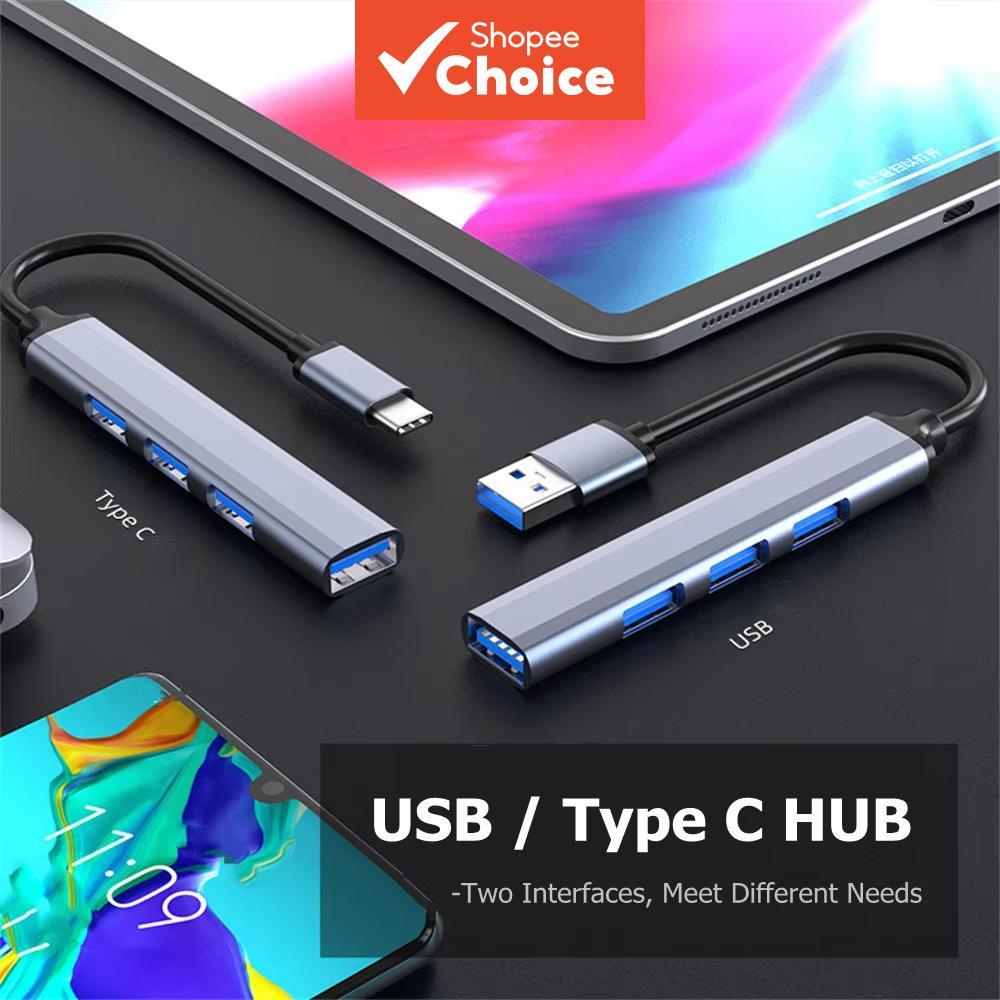 อลูมิเนียมอัลลอยด์ Hub OTG Splitter Multi Function 4 Hubs ความเร็วสูง ...