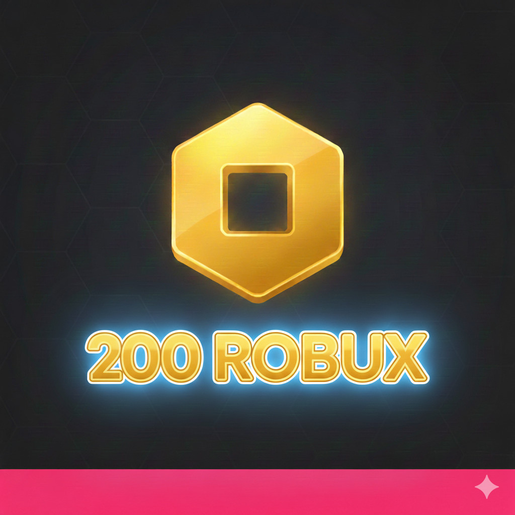 Roblox 200 Robux เติมโรบักซ์ (Roblox) ราคาถูก ส่งจริง ขนาด10x10 ...