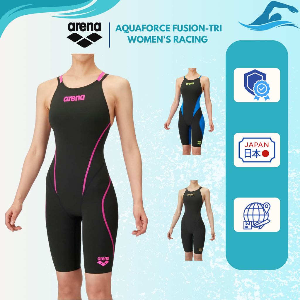 Arena AQUAFORCE Fusion-Tri Women's Racing Swimwear –Double Strap