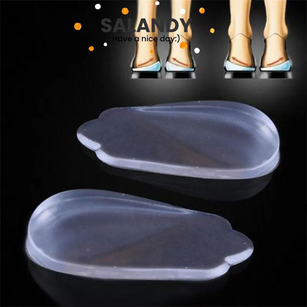 SALANDY 2 ชิ้นซิลิโคน Insoles, หมอนเจลศัลยกรรมกระดูก Insoles X/O-type ...