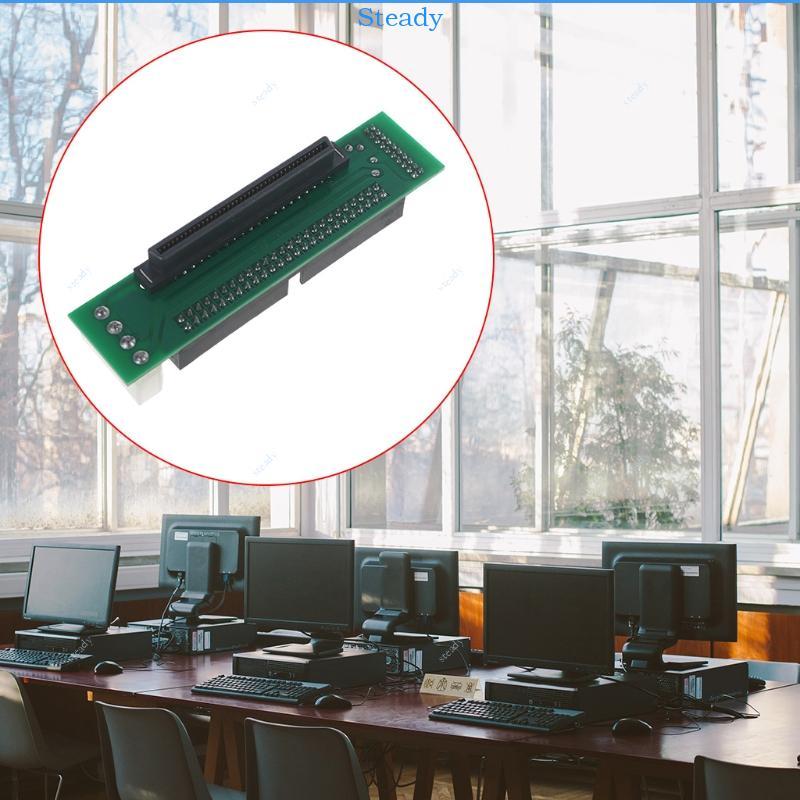 Stedy 80 PIN ถึง 50 PIN SCSI SCA อะแดปเตอร์ SCA 80 PIN ถึง SCSI IDE 50 ...