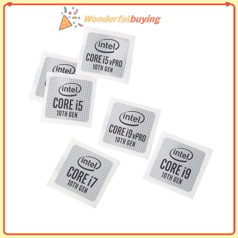 WBTH 5pcs DIY Origal 11th Generation Lntel Core I9 I7 I5 สติกเกอร์แล็ป ...