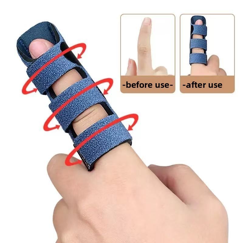 Medical Finger Fixing Splint Sheath ปรับแผ่นอลูมิเนียมรองรับเดี่ยวเข็ม ...