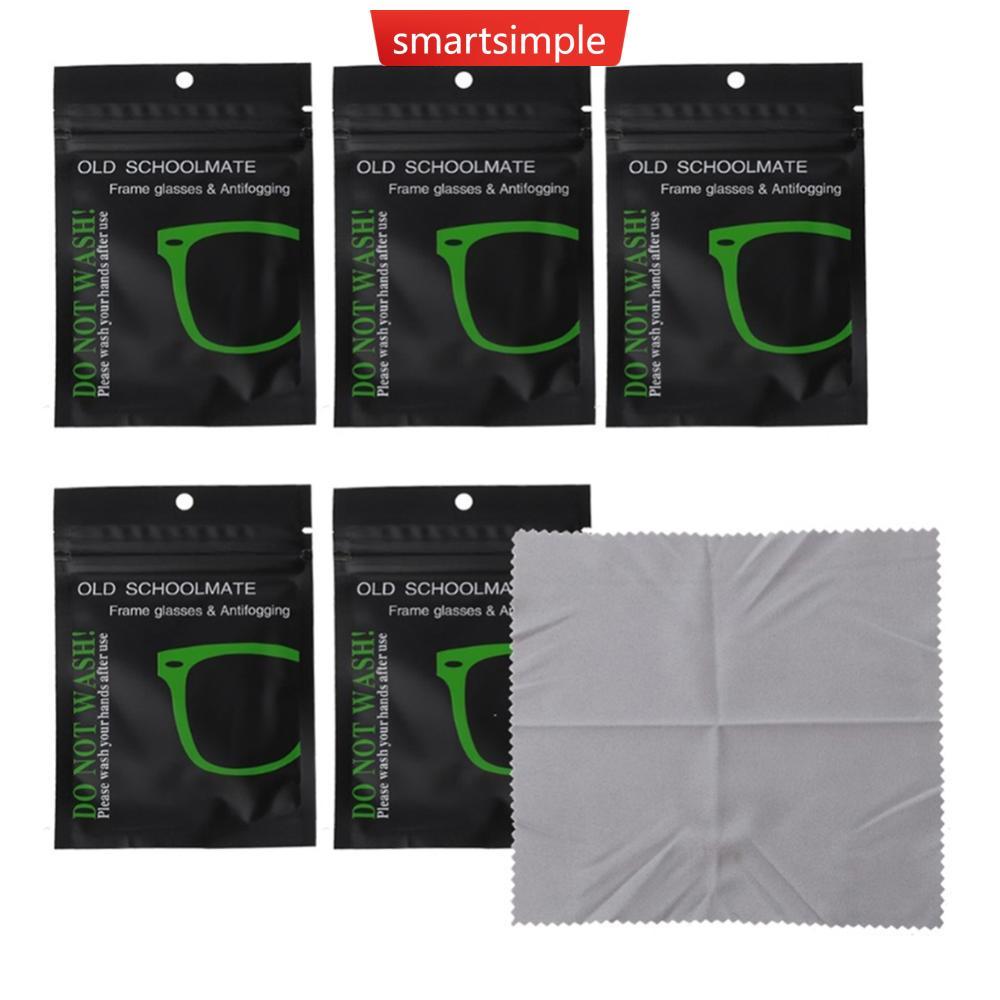 SMARTSIMPLE ผ้าเช็ดเลนส์แว่นตา ใช้ซ้ำได้ พร้อมป้องกันฝ้า สำหรับการทำ ...