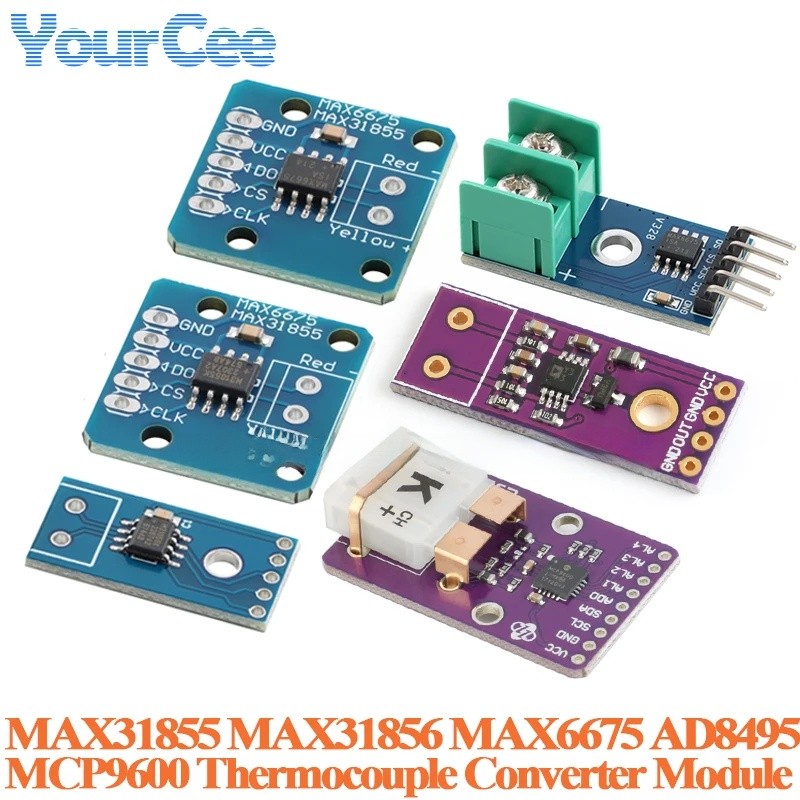 AD8495 Precision ความร้อนความสูง MCP9600 MAX31056 MAX31855 MAX6675 K ...