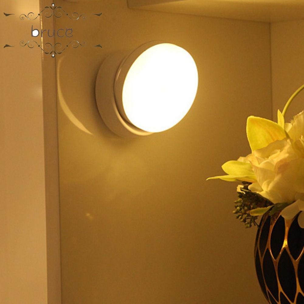 BRUCE ไฟกลางคืน LED, 360 หมุน USB ชาร์จ Motion Sensor Light, เครื่องใช้ ...
