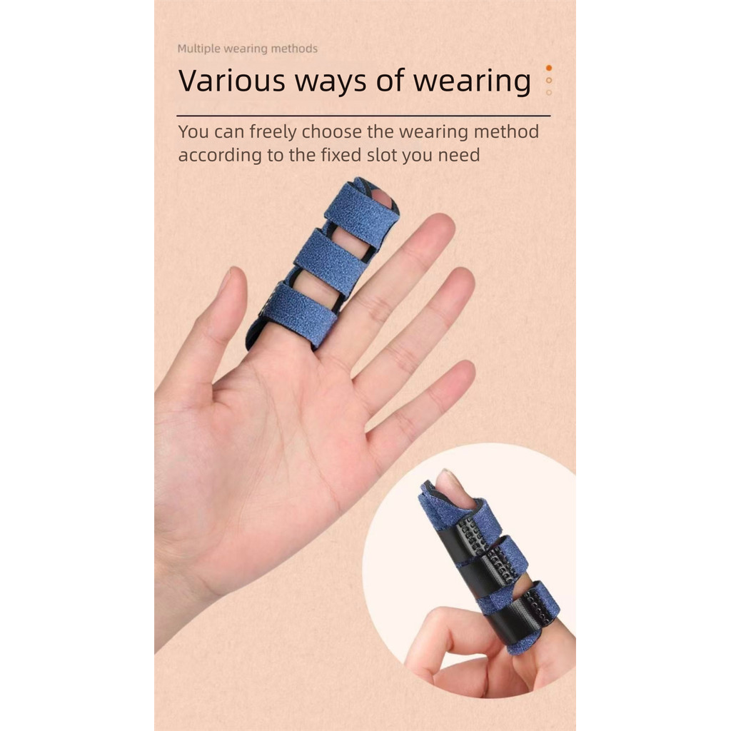 Medical Finger Fixing Splint Sheath ปรับแผ่นอลูมิเนียมรองรับเดี่ยวเข็ม ...