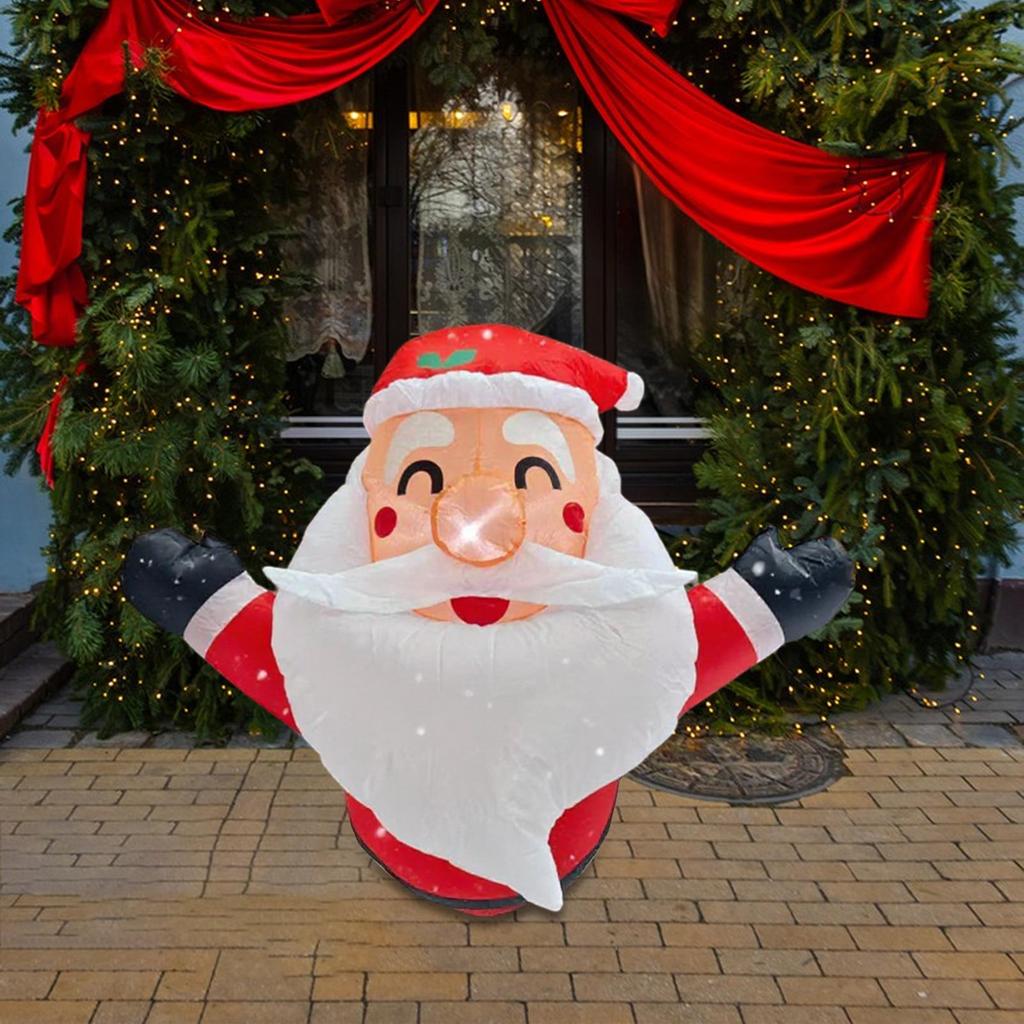 Stdzsw พองคริสต์มาส Santa Xmas Blow ในตัวไฟ Led เครื่องประดับตกแต่ง 