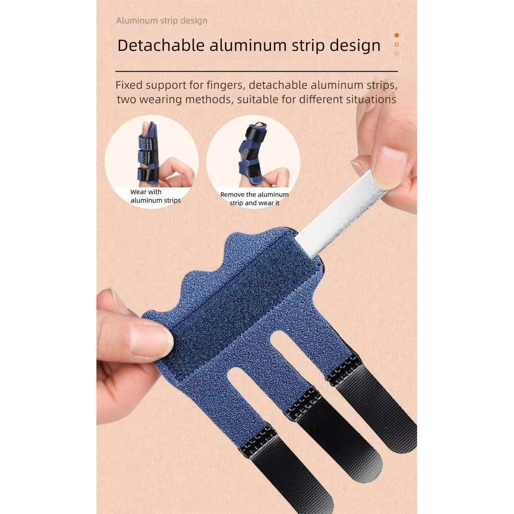 Medical Finger Fixing Splint Sheath ปรับแผ่นอลูมิเนียมรองรับเดี่ยวเข็ม ...