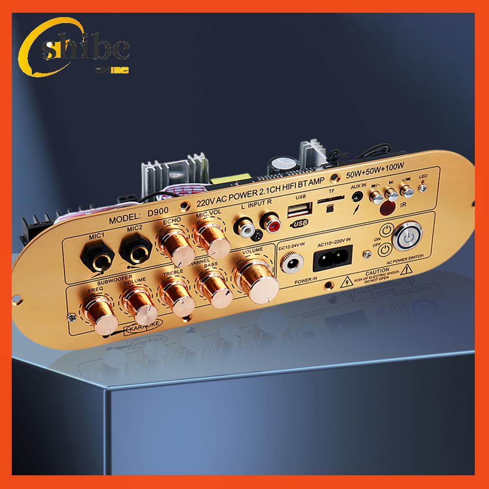 [shibell01.th] BT 5.0 บอร์ดขยายเสียงดิจิตอล 2.1 Channel Power Amplifier ...