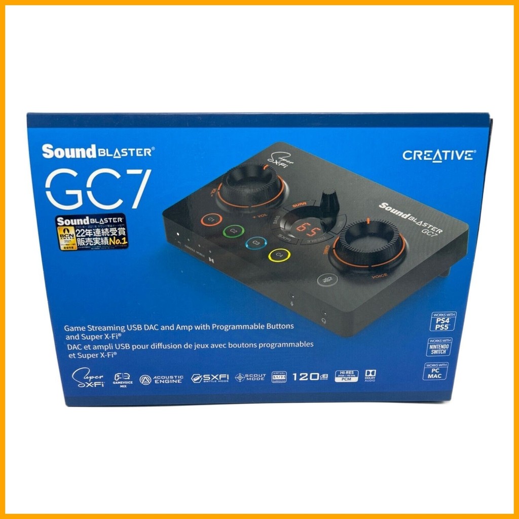 เครื่องขยายเสียงสำหรับเล่นเกม Creative Sound BLASTER GC7 A1416 | Shopee ...