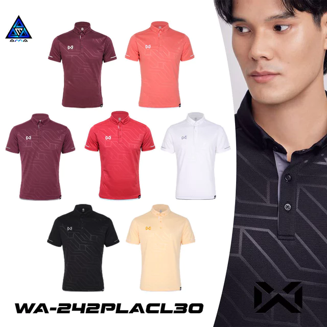 ลดแล้วลดอีก30% เสื้อ WARRIX รุ่น VIVIDUS รหัส WA-242PLACL30 วาริกซ์เสื้อโปโล WARRIX แท้100%