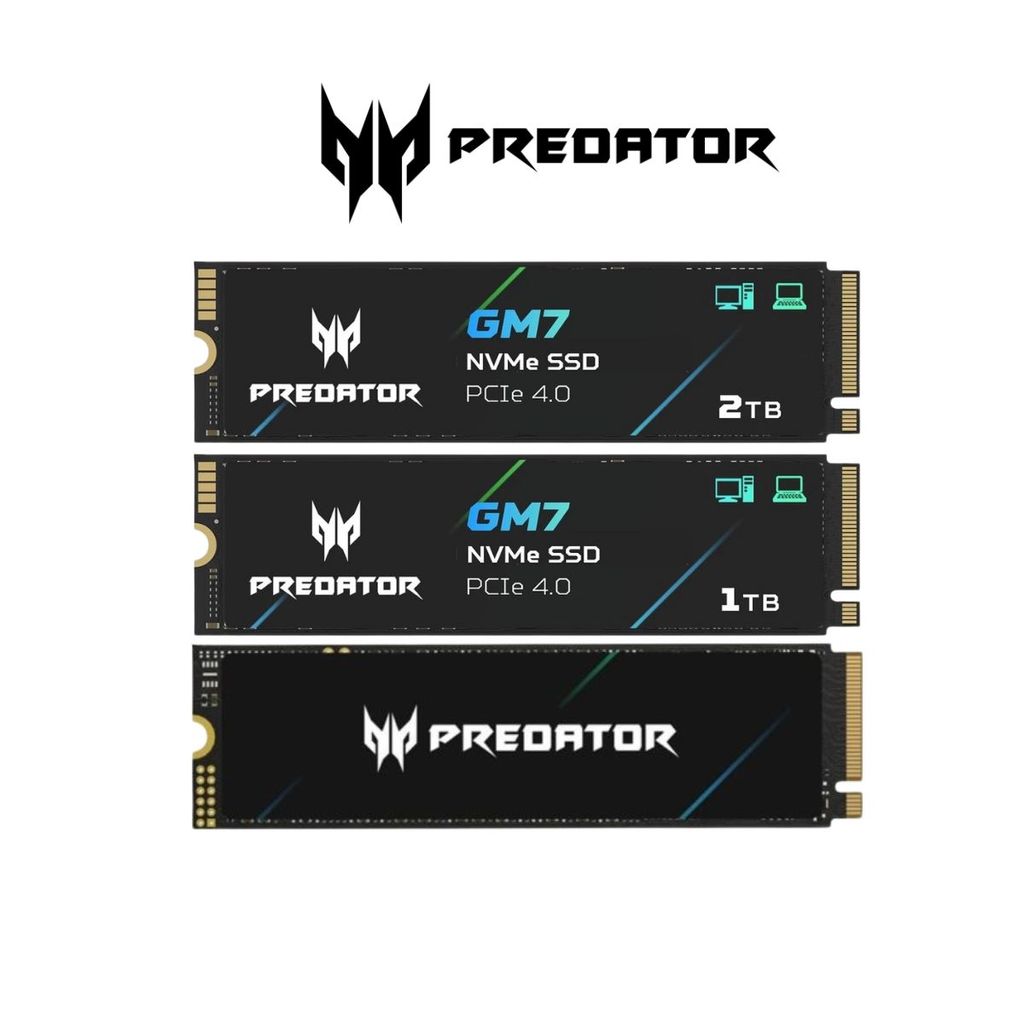 SSD Predator GM6/GM7 PCIe 4x4 M.2 1TB 2TB รับประกัน 5 ปี | Shopee
