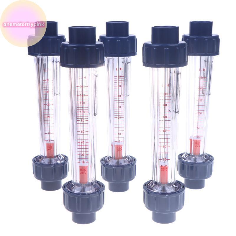 ONEPINK PVC Flowmeter พลาสติกโรเตอร์หลอดลอย Flowmeter Liquid Water Flow ...