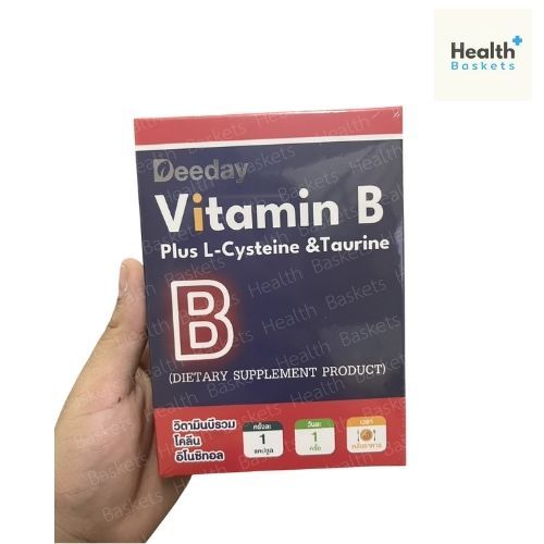 DEEDAY Vitamin B plus L-Cysteine ดีเดย์ วิตามินบี พลัส แอล-ซิสเทอีน 30 ...