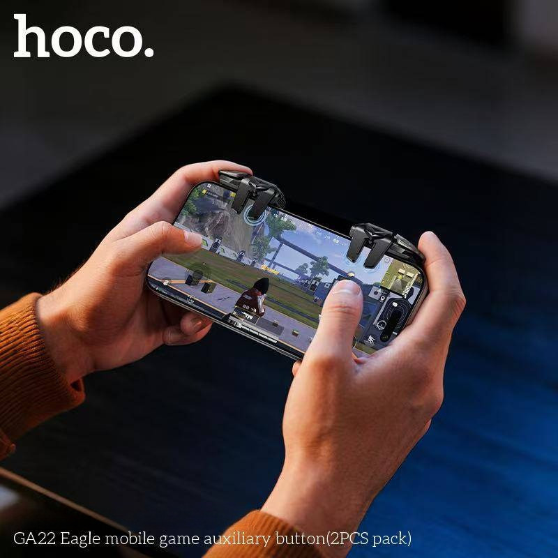 HOCO GA22 ปุ่มยิงเกม 2 ชิ้น ยิงไวเพิ่มความแม่นยำ รองรับมือถือ 4-7 นิ้ว ...