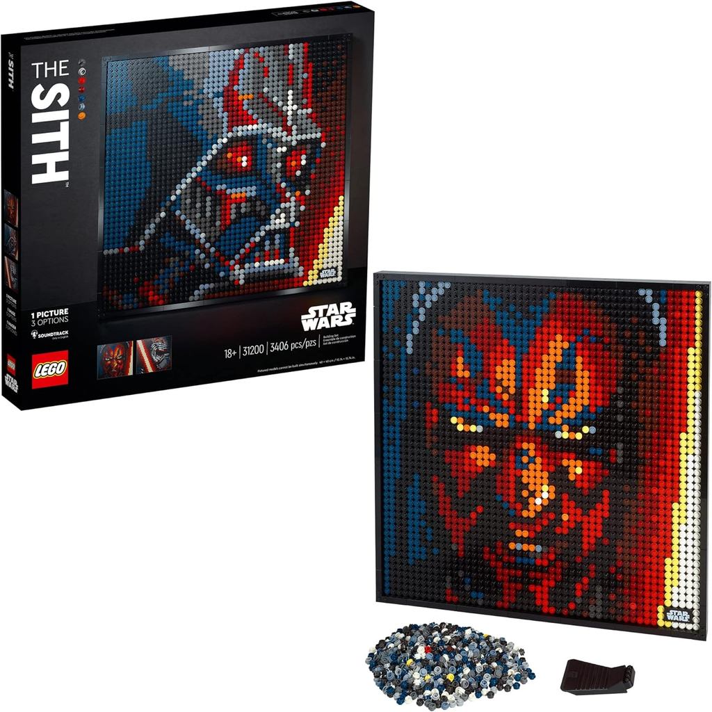 LEGO Art Star Wars The Sith 31200 Creative Sith Lord Building Kit ...