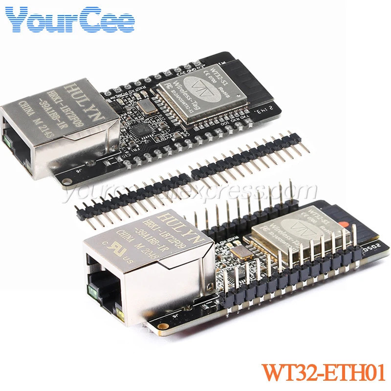 WT32-ETH01 ฝัง Serial Port Networking Ble Wifi ไร้สาย Combo Gateway ...