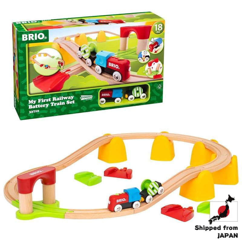 BRIO My First Wooden Train Playsets for Toddlers (Ages 18 Months+ ...