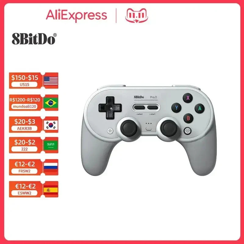สูงสุด! 8bitdo Pro 2 Sn30 Pro + Sn30 Pro Sf30 Pro บลูทูธไร้สาย Gamepad ...