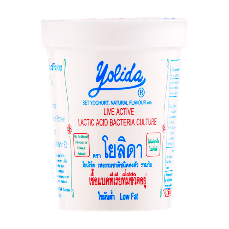 โยลิดาโยเกิร์ตรสธรรมชาติ 150กรัม Yolida Yoghurt Plain 150g. [หมายเลข ...