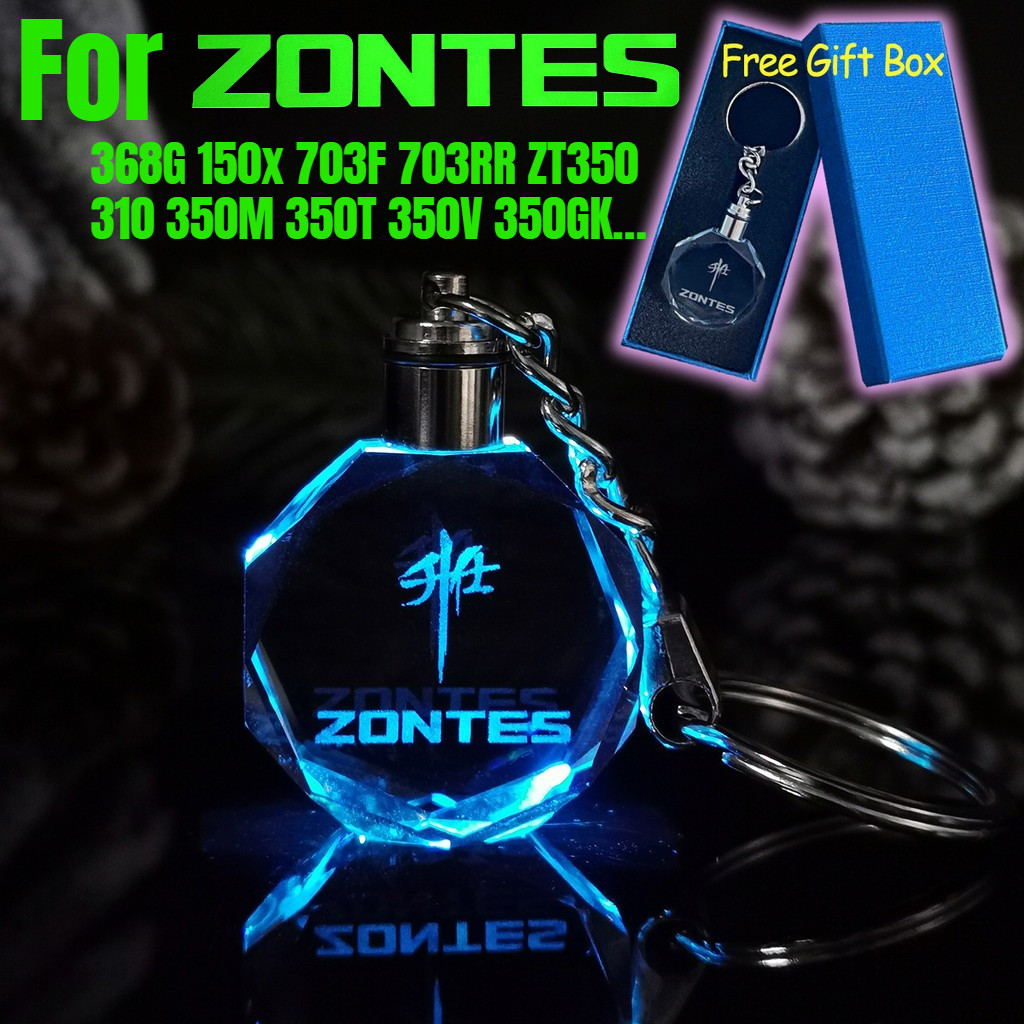 For ZONTES รถจักรยานยนต์พวงกุญแจคริสตัล Key Chain 150X ของขวัญสําหรับ ...