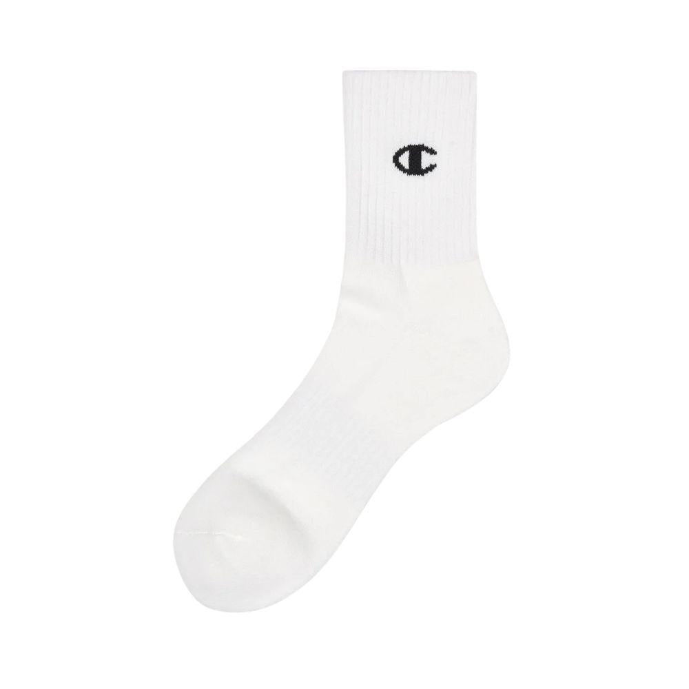 CHAMPION C Logo Crew Socks (3-Pack) ถุงเท้าสำหรับผู้ชายและผู้หญิง