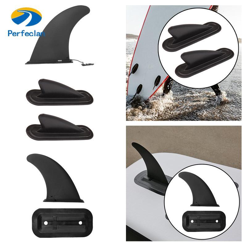 Perfeclan Surfboard Fin Tail Rudder Longboard ปรับปรุงความเสถียร Stand ...