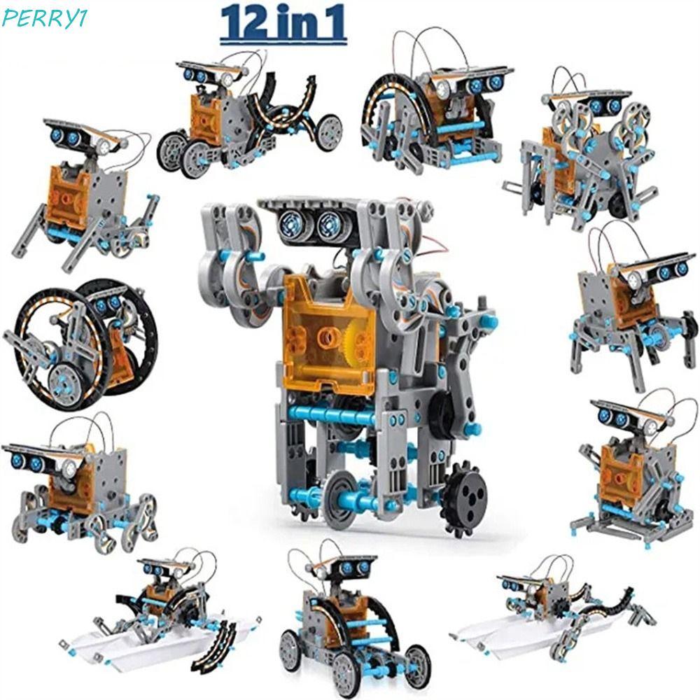 PERRY ของเล่นทดลองวิทยาศาสตร์, DIY Building Solar Robot Toy, ของขวัญ ...