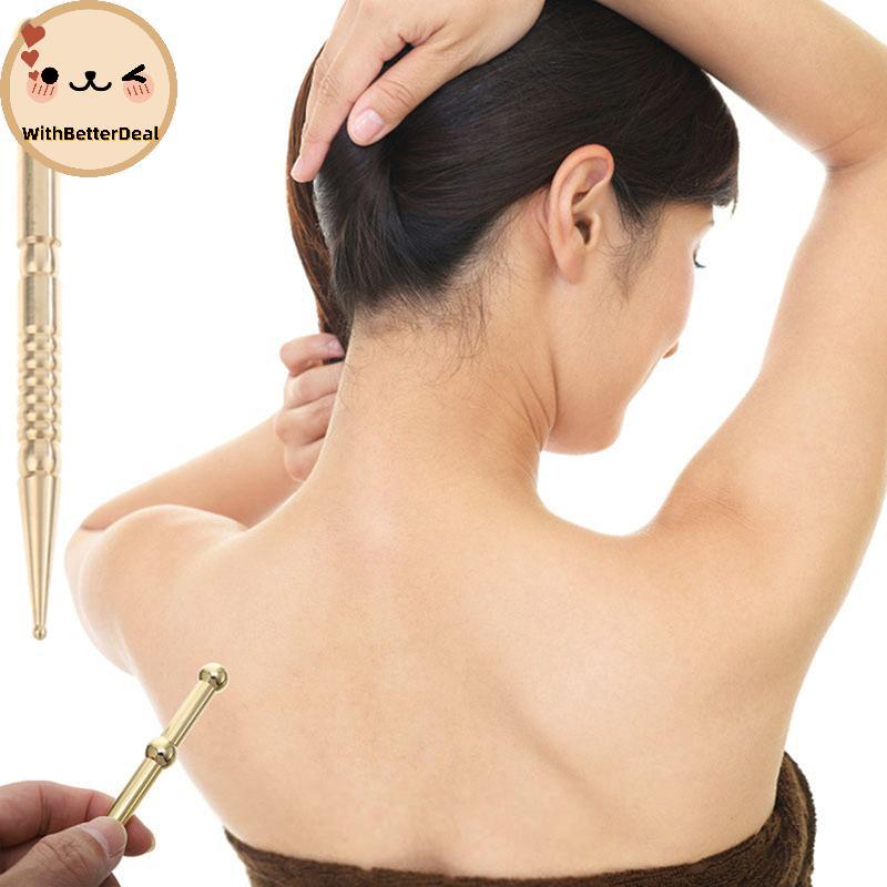 BETTER 1 PC ทองเหลืองบริสุทธิ์ปากกานวดหน้า Eye Trigger Point นวดหวี ...
