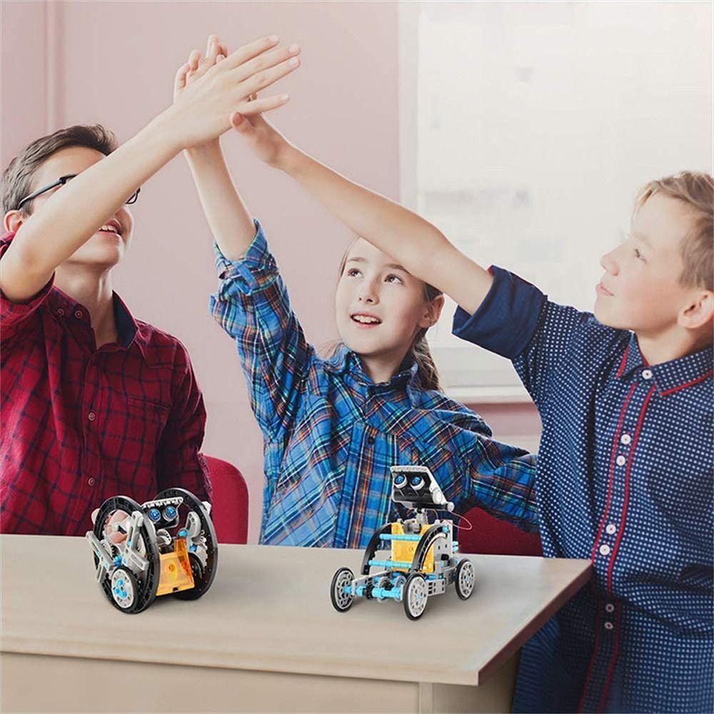 PERRY ของเล่นทดลองวิทยาศาสตร์, DIY Building Solar Robot Toy, ของขวัญ ...