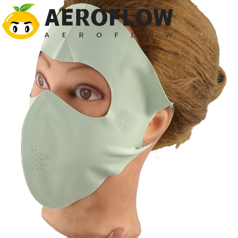 AEROFLOW UV Face Mask, Full-Face Reusable Ice Silk Face Cover, แบบพกพา ...