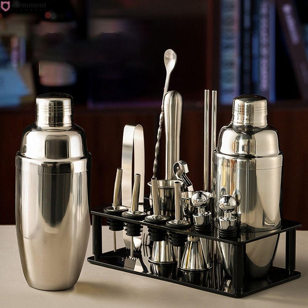 CLEMMENT เครื่องผสมเครื่องดื่มมือ, สแตนเลส Multi-functional Rack ...
