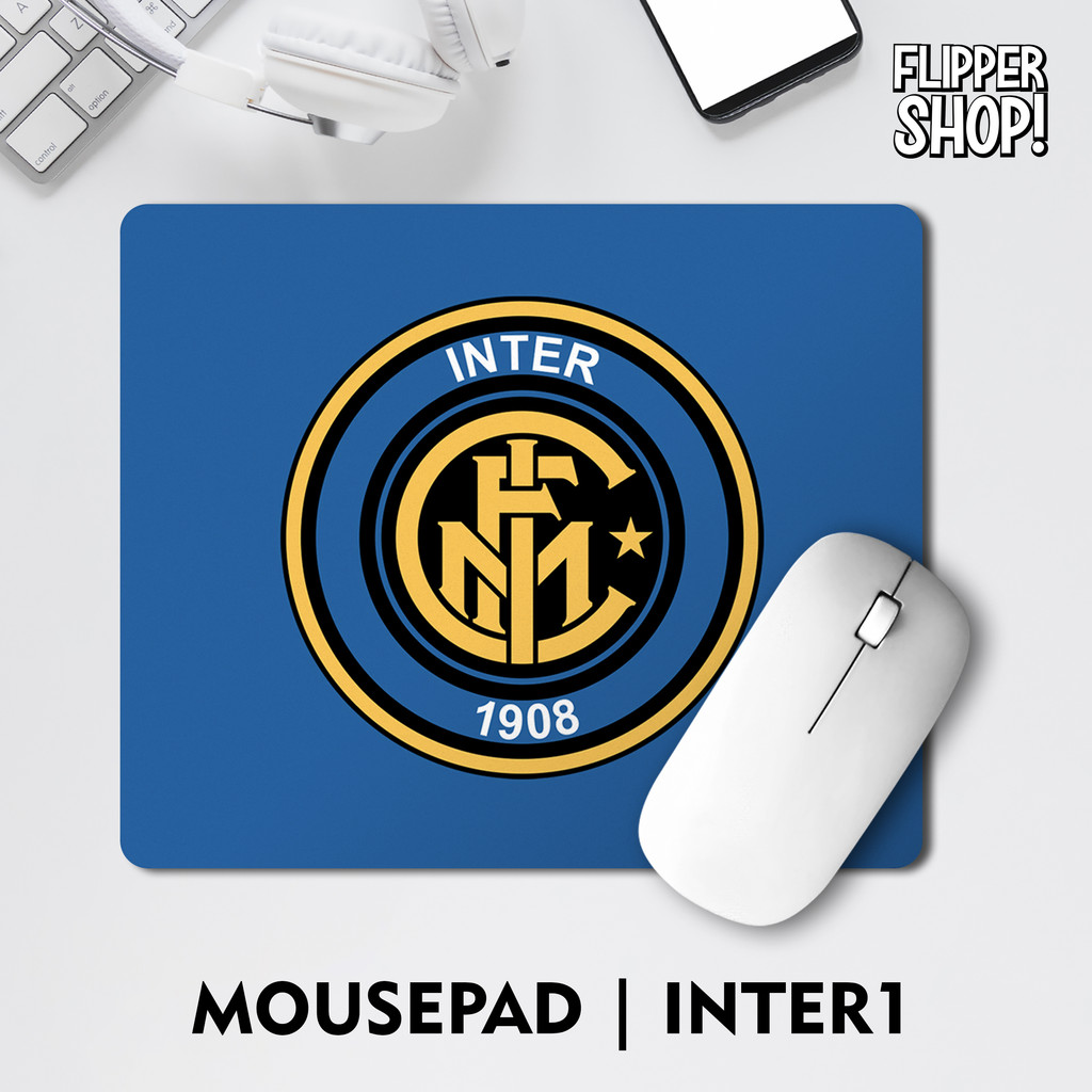 Inter Milan Internaziale Anti-Slip Football Club Flipper Mousepad แผ่น ...