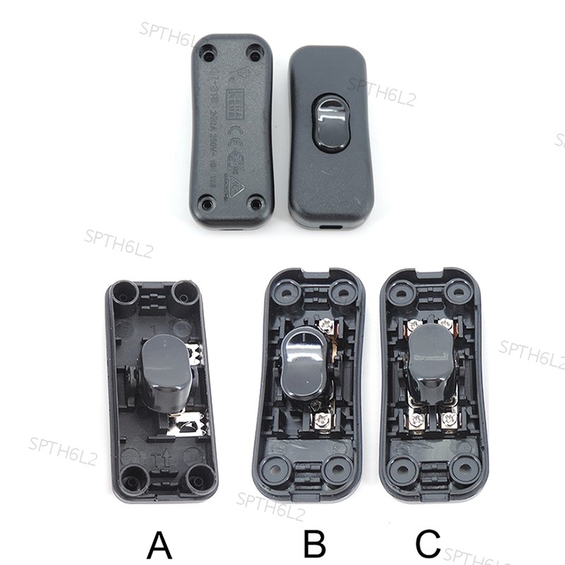 สีดํา 303 Rocker SWITCH ON OFF Push ปุ่มสําหรับตารางไฟ Led สายไฟไฟฟ้า ...