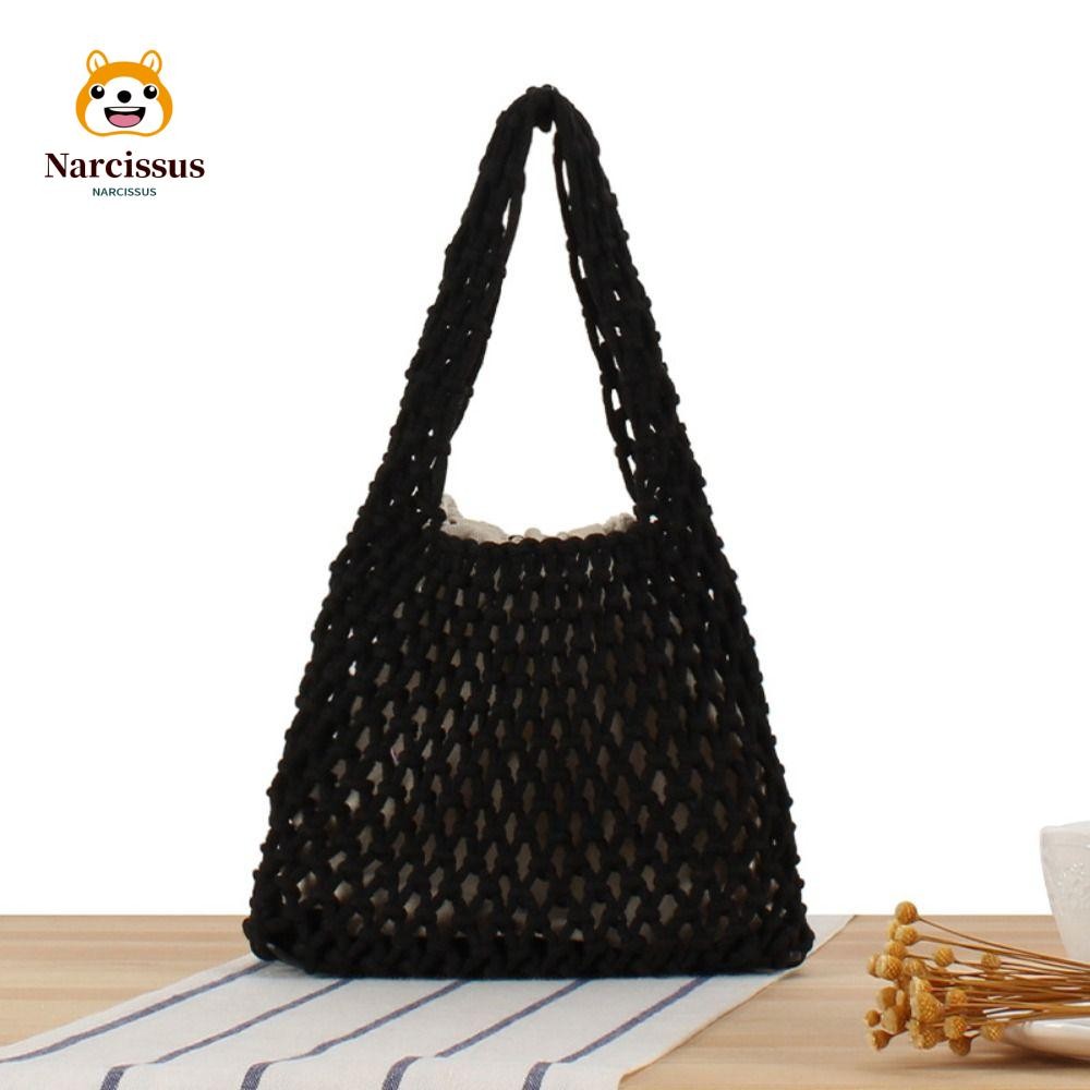 กระเป๋าถือ Narcissus Fishnet แบบCrochet.Canvas ดีไซน์บอฮีมี้ สไตล์ ...