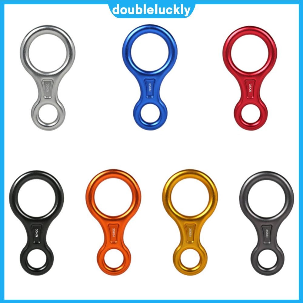 วงแหวนควบคุมการปีนเขา Rock Climbing Descender Rappel Ring เหมาะสำหรับ ...
