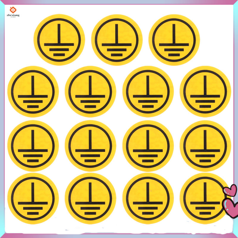 สติ๊กเกอร์คําเตือน Earth Electric Ground Label Grounding zhcxiang ...