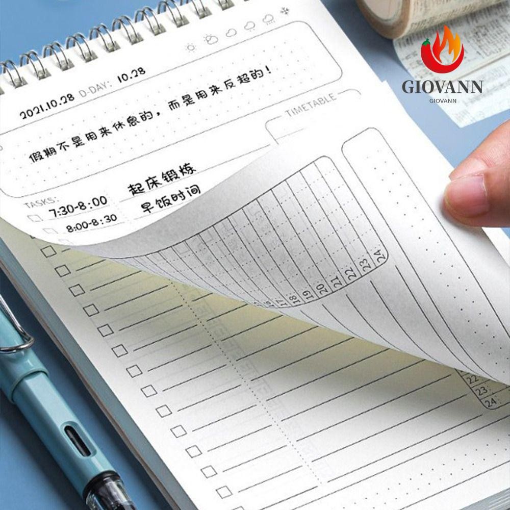 GIOVANNI Schedules Organizer, Self Inspection Form Daily Planner Chart ...