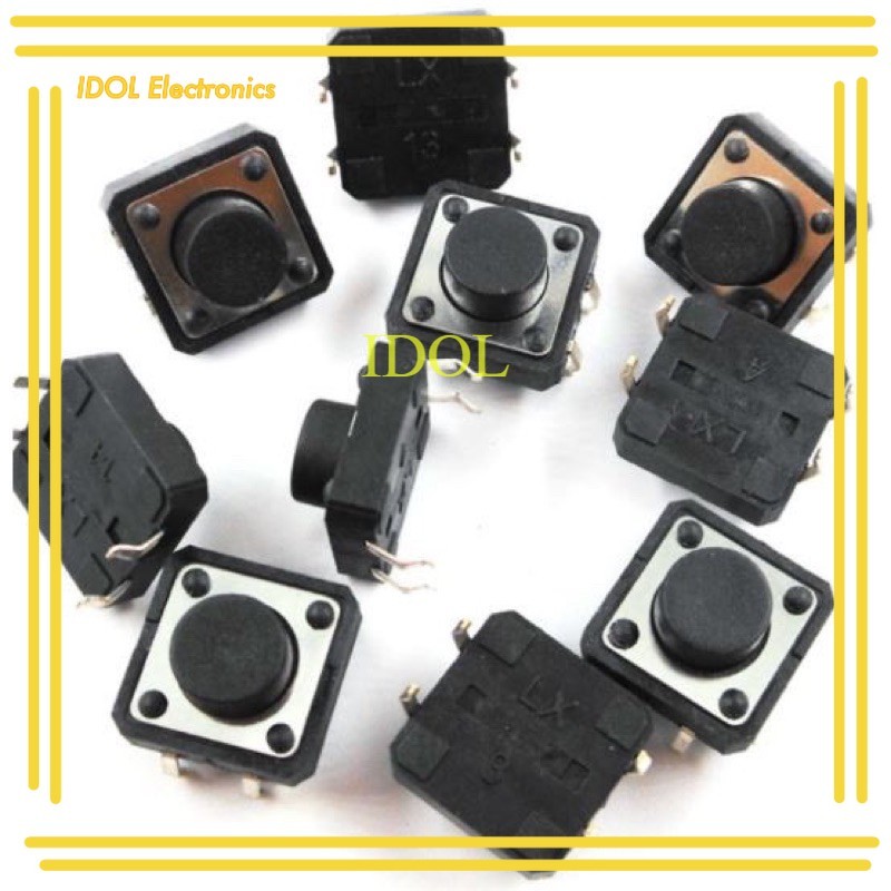 ร้านในไทย สวิทช์ปุ่มกด DIP-4 Micro Switch 12 x 12 x 6.5 มม. ราคาโรงงาน ...
