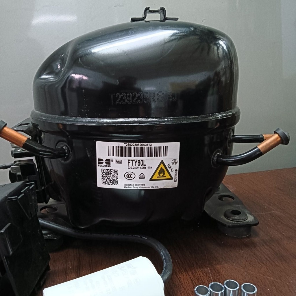 genuine compressor spare parts ตู้เย็นแช่แข็ง Wanbao FTY80L ...