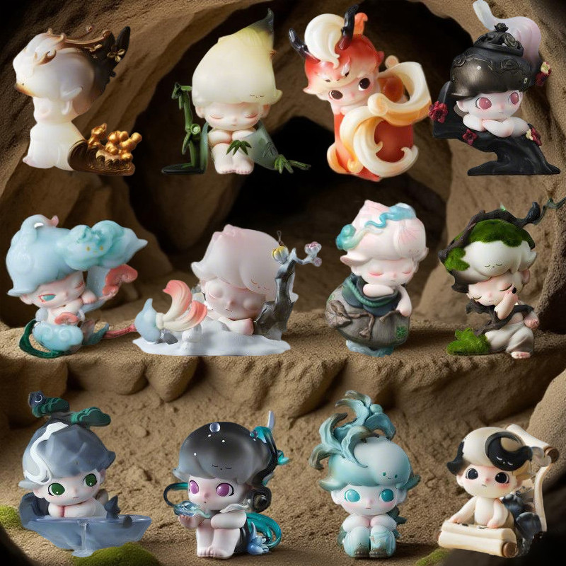 POPMART DIMOO One Fengyue Series รูปของเล่นของขวัญกล่องปริศนา | Shopee ...
