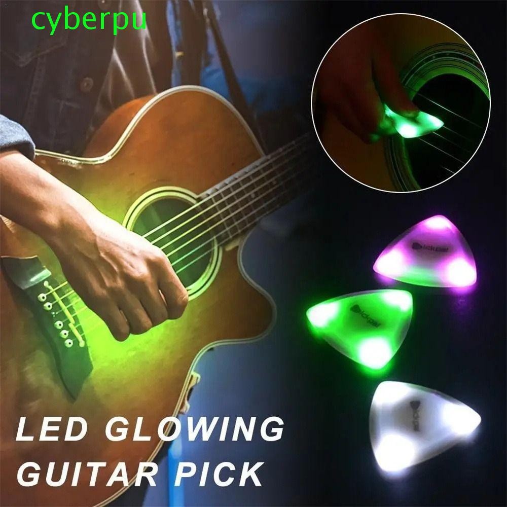 CYBERPULSE Luminous Pick, High-Sensitivity Automatic Lighting Guitar ...