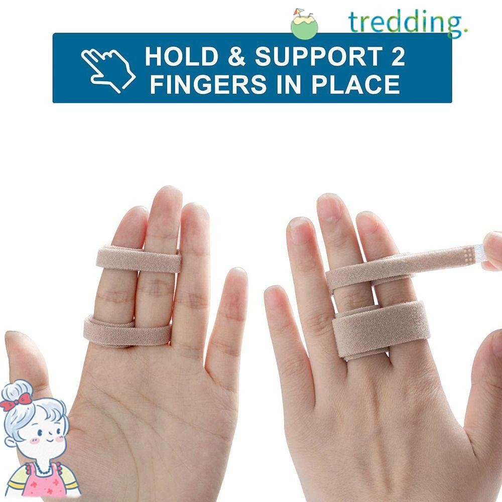 TREDDING491 10 ชิ้น Finger Loops เทปสนับสนุนรั้งทนทานการบาดเจ็บ ...