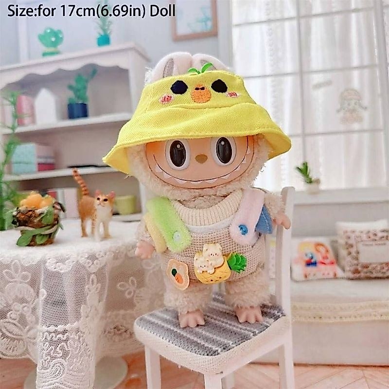 🔥พร้อมส่ง_ใน​ไทย​🔥ชุดลาบูบู้​v1,v2 ชุด​labubu​ macaron​ v1, v2​ เสื้อผ้าลาบูบู้​ 17cm​.​ส่งไวในไทย​(เฉพาะ​ชุด)​
