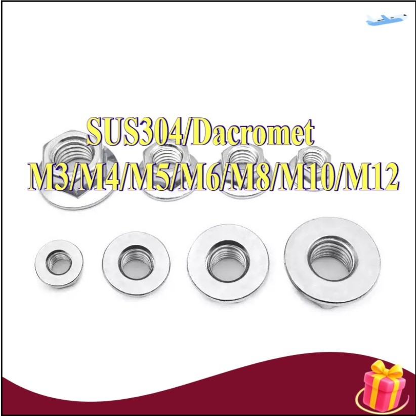Arandelas antideslizantes de acero inoxidable M4 M5 M6 con