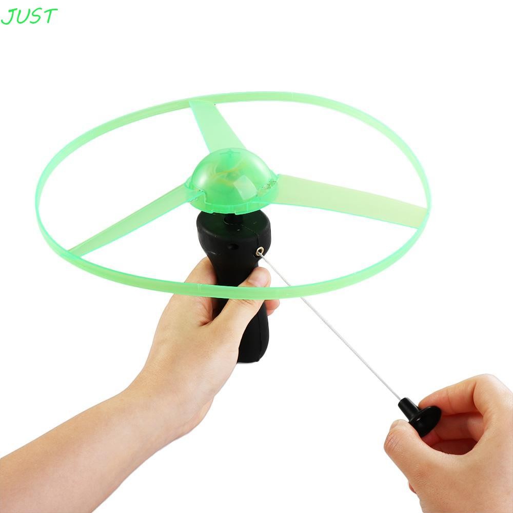 JUST LED Flying UFO Flying Gyroscopes เกมกลางแจ้งโคมไฟสนใจเฮลิคอปเตอร์ ...
