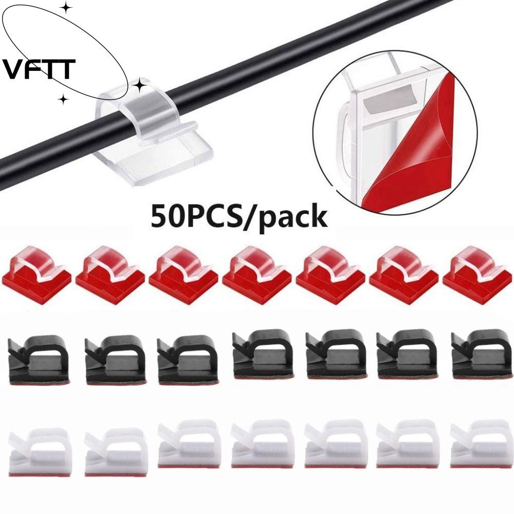 VFTT 50ชิ้นผู้ให้บริการผู้ถือบริษัทปฏิบัติหัวเข็มขัดสายออแกไนเซอร์ยึด ...