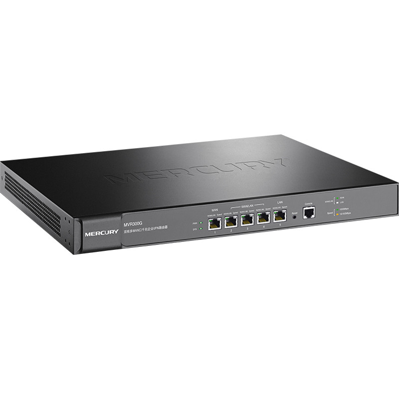 MERCURY MERCURY MVR300G Dual-Core Multi-WAN Port Gigabit Enterprise VPN ...
